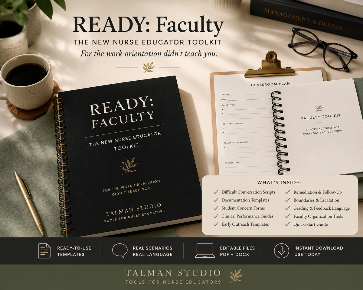 READY: Faculty-The Nurse Educator Toolkit