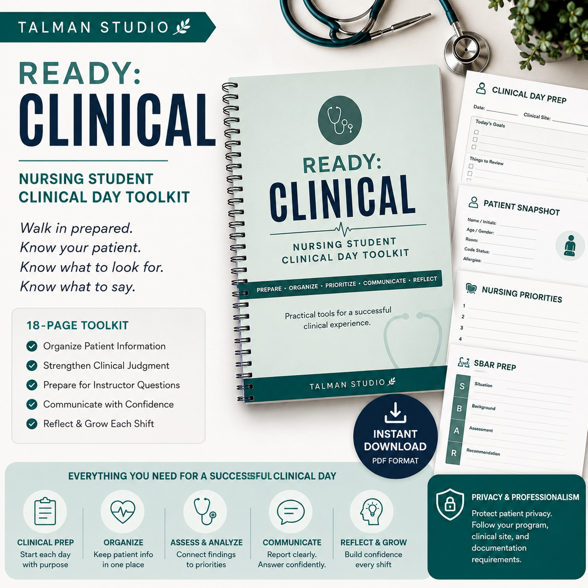 READY: Clinical | Nursing Student Clinical Day Toolkit